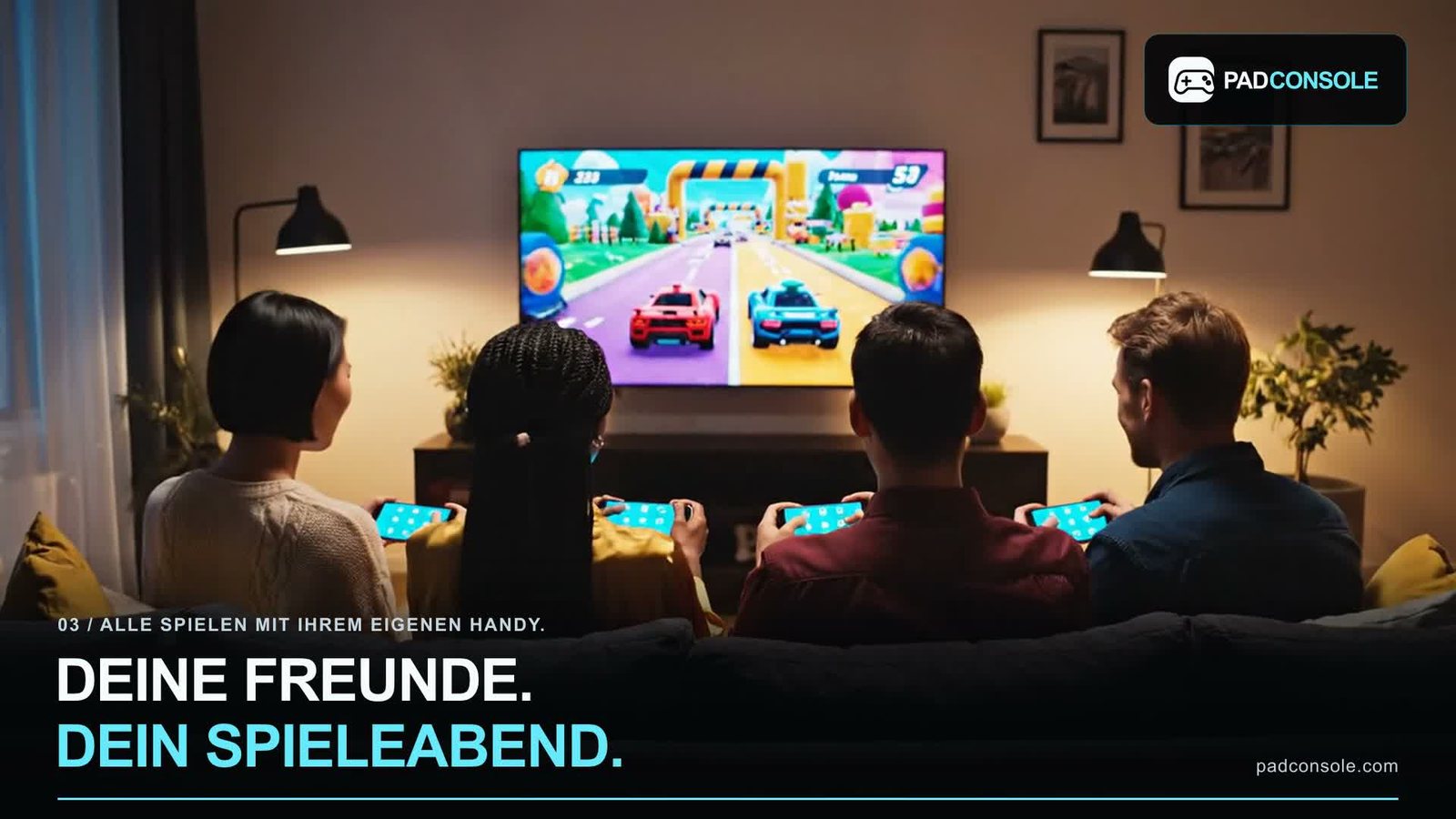 PadConsole: Spieleabend mit Freunden (DE)