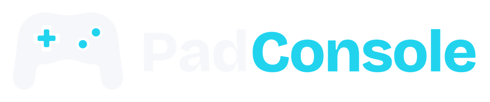 PadConsole: Logo, dunkler Hintergrund